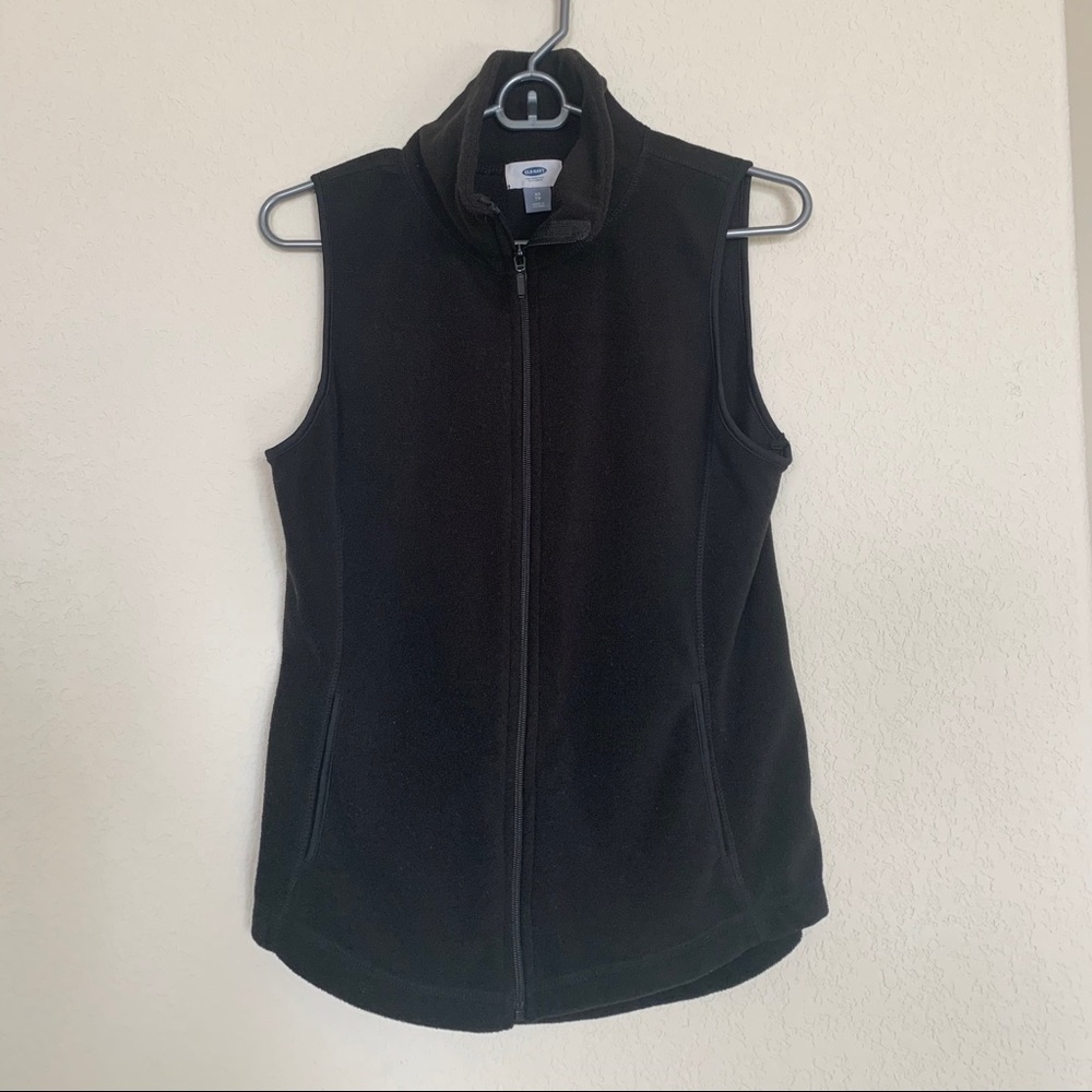 Fleece zip up vest